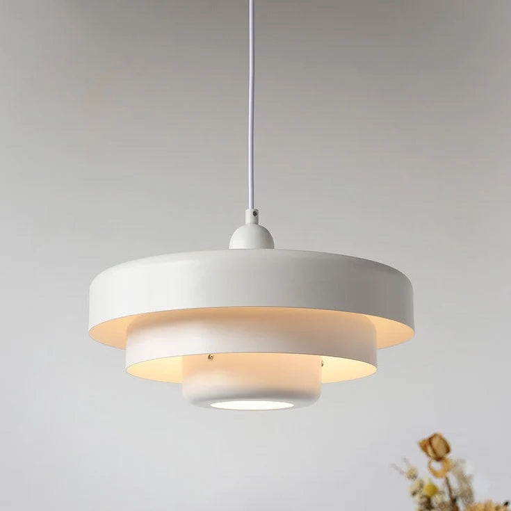 Layered Metal Dome Pendant Light