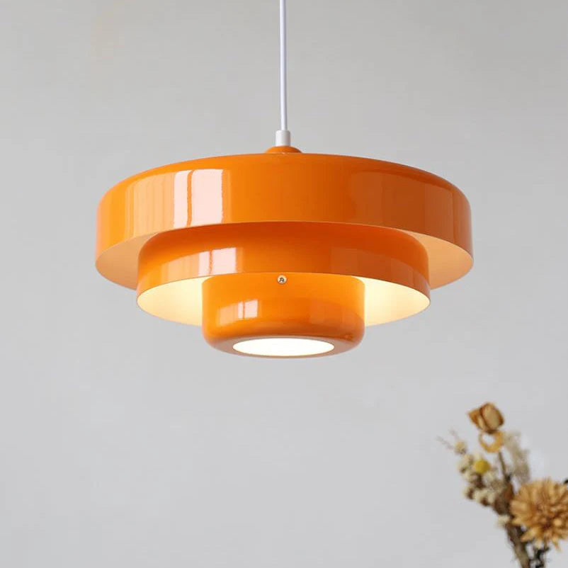 Layered Metal Dome Pendant Light