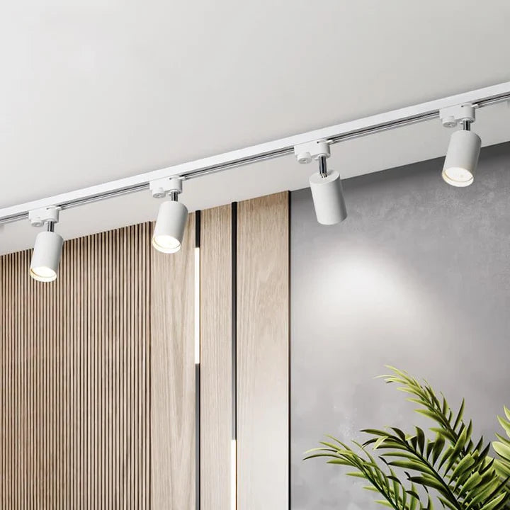 Modern Adjustable Track Tubular Spotlight System LED Flush Mount Lighting