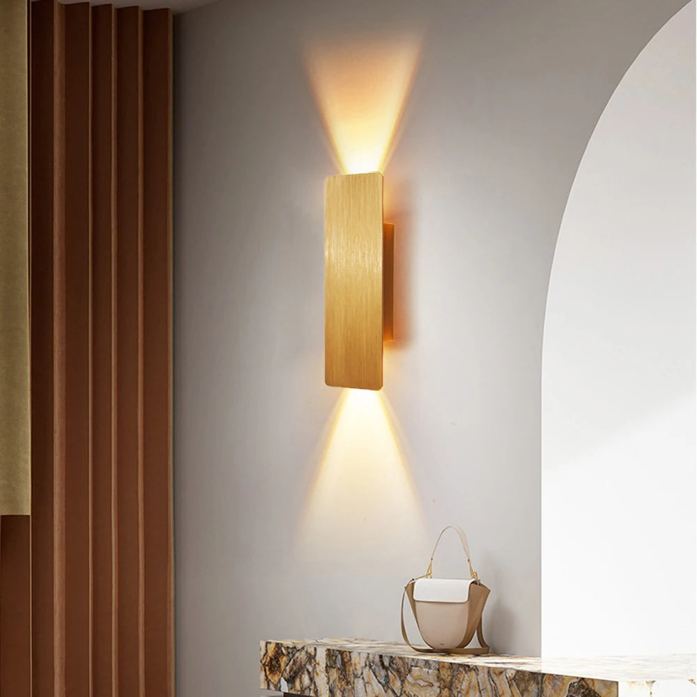 Rectangular Up & Down LED Wall Light