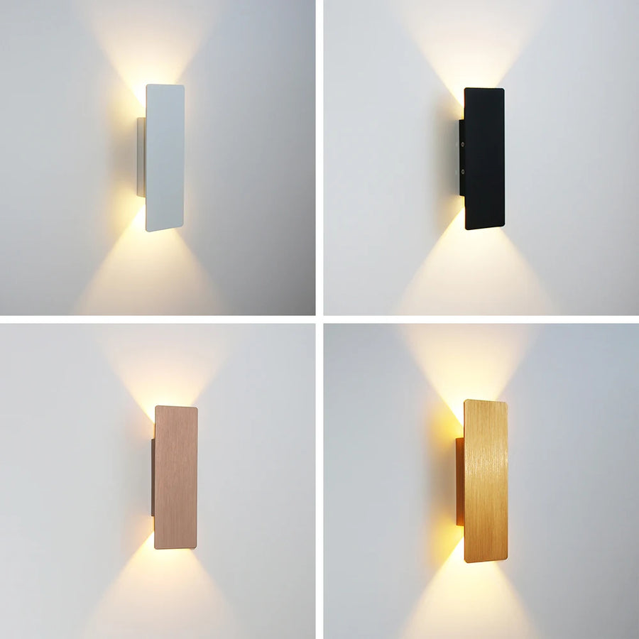 Rectangular Up & Down LED Wall Light