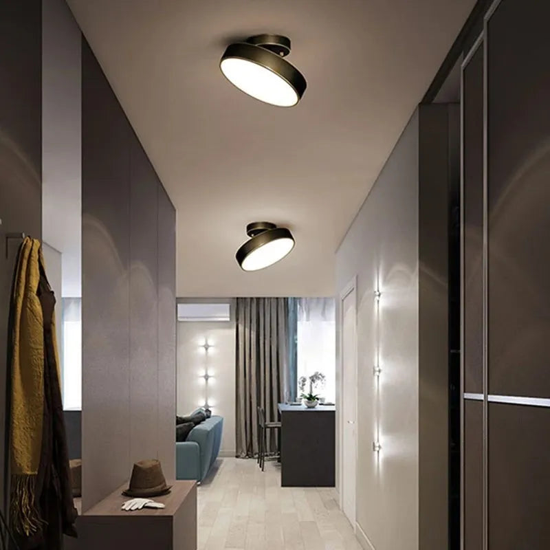 Round Metal LED Flush Mount