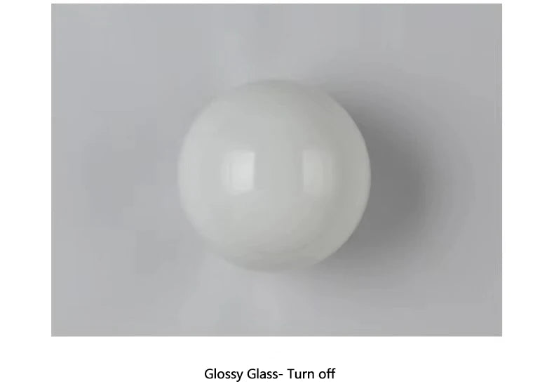 Opal Glass Globe Wall Sconce