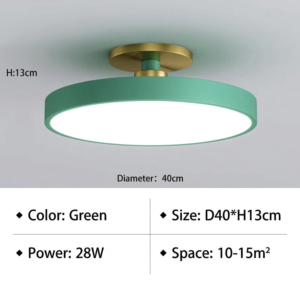 Green D40cm ceiling light specifications