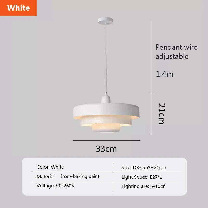 Layered Metal Dome Pendant Light