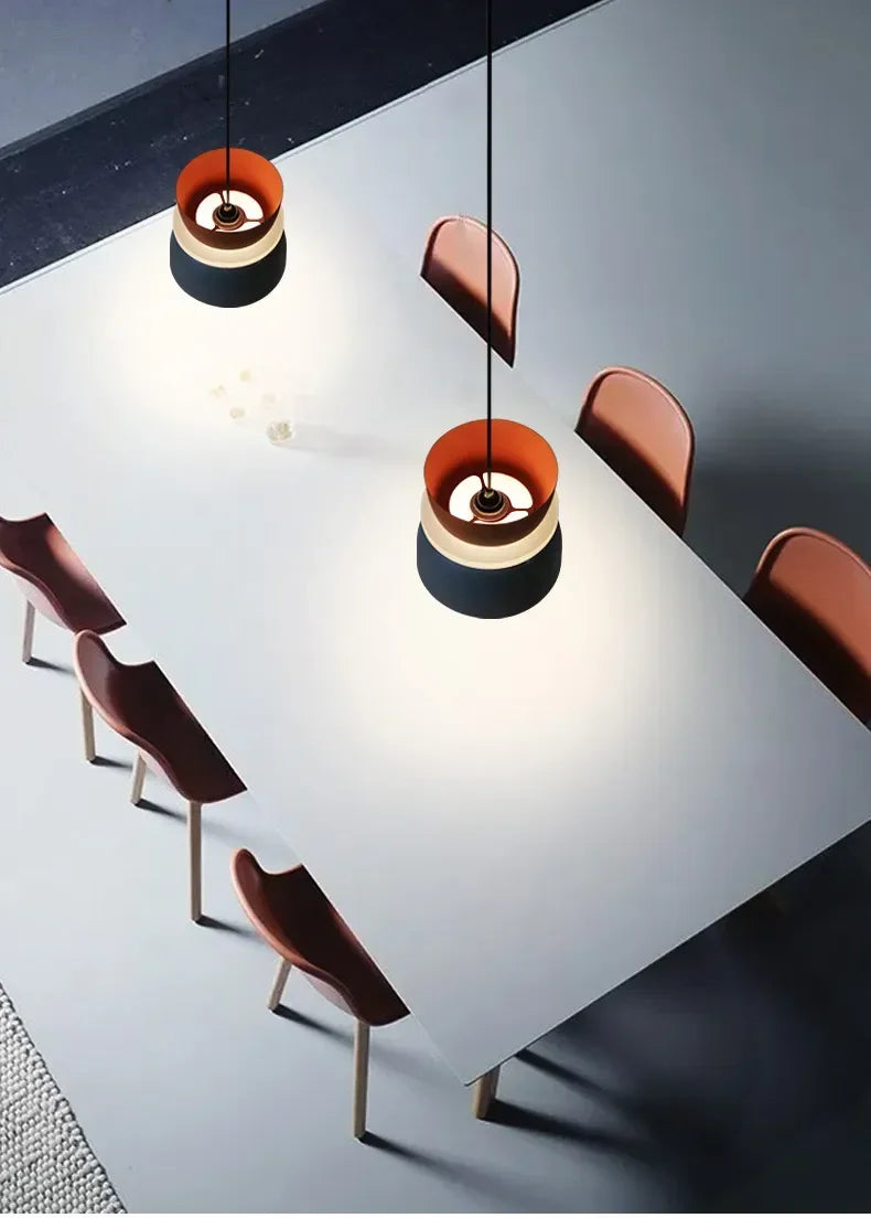 Two-Tone Macaron Pendant Light