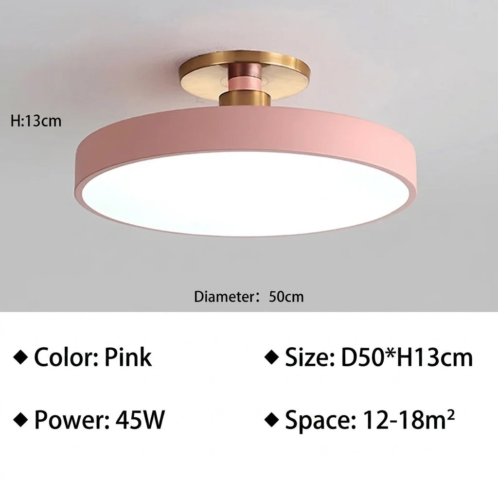 Pink D50cm ceiling light specifications
