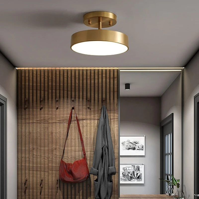 Round Metal LED Flush Mount