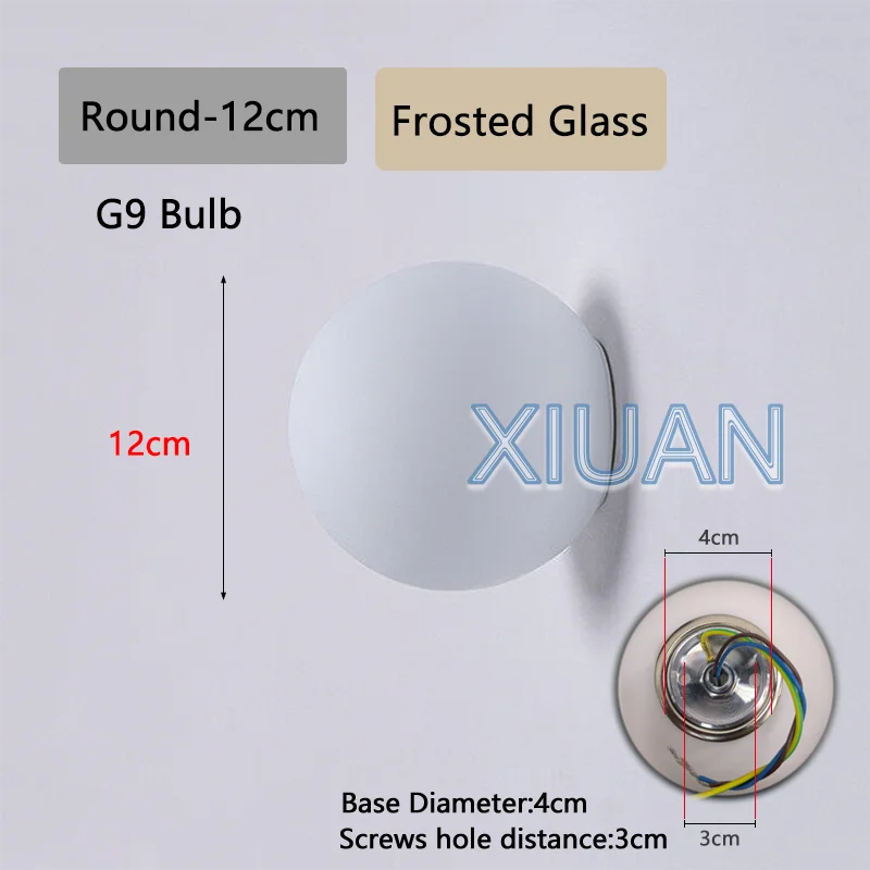 Opal Glass Globe Wall Sconce