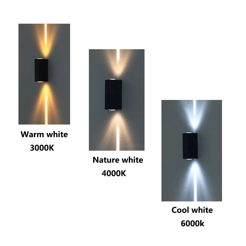 COB Up & Down Outdoor Wall Light
