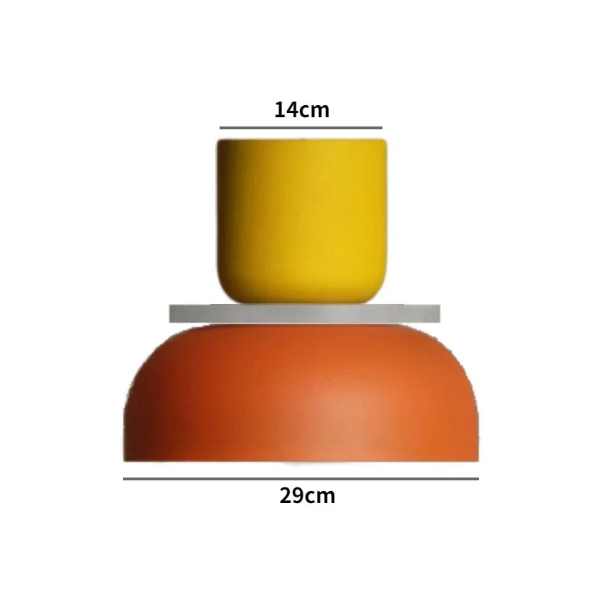 Two-Tone Macaron Pendant Light