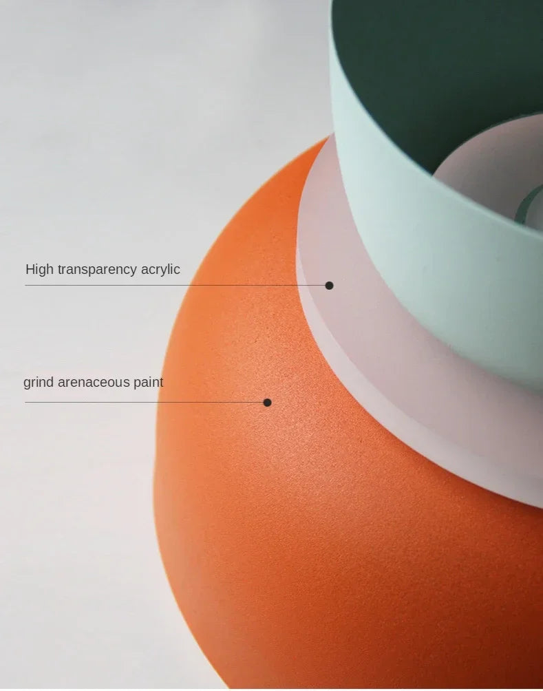 Two-Tone Macaron Pendant Light