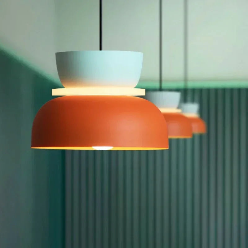 Two-Tone Macaron Pendant Light