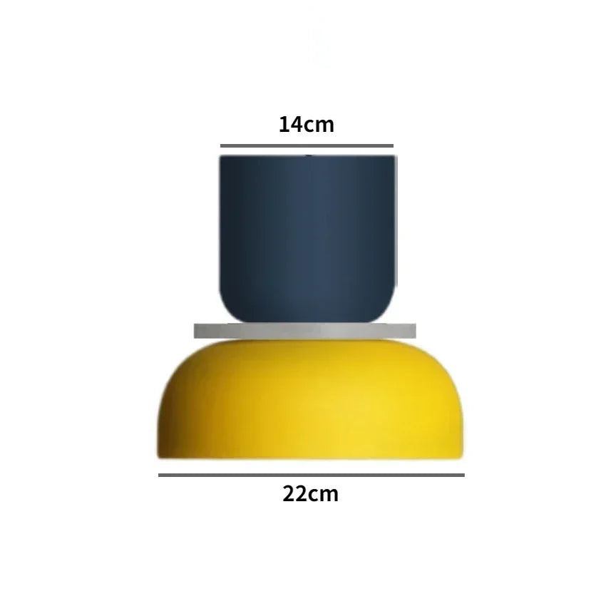 Two-Tone Macaron Pendant Light