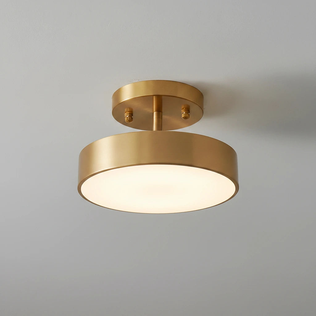 Round Metal LED Flush Mount