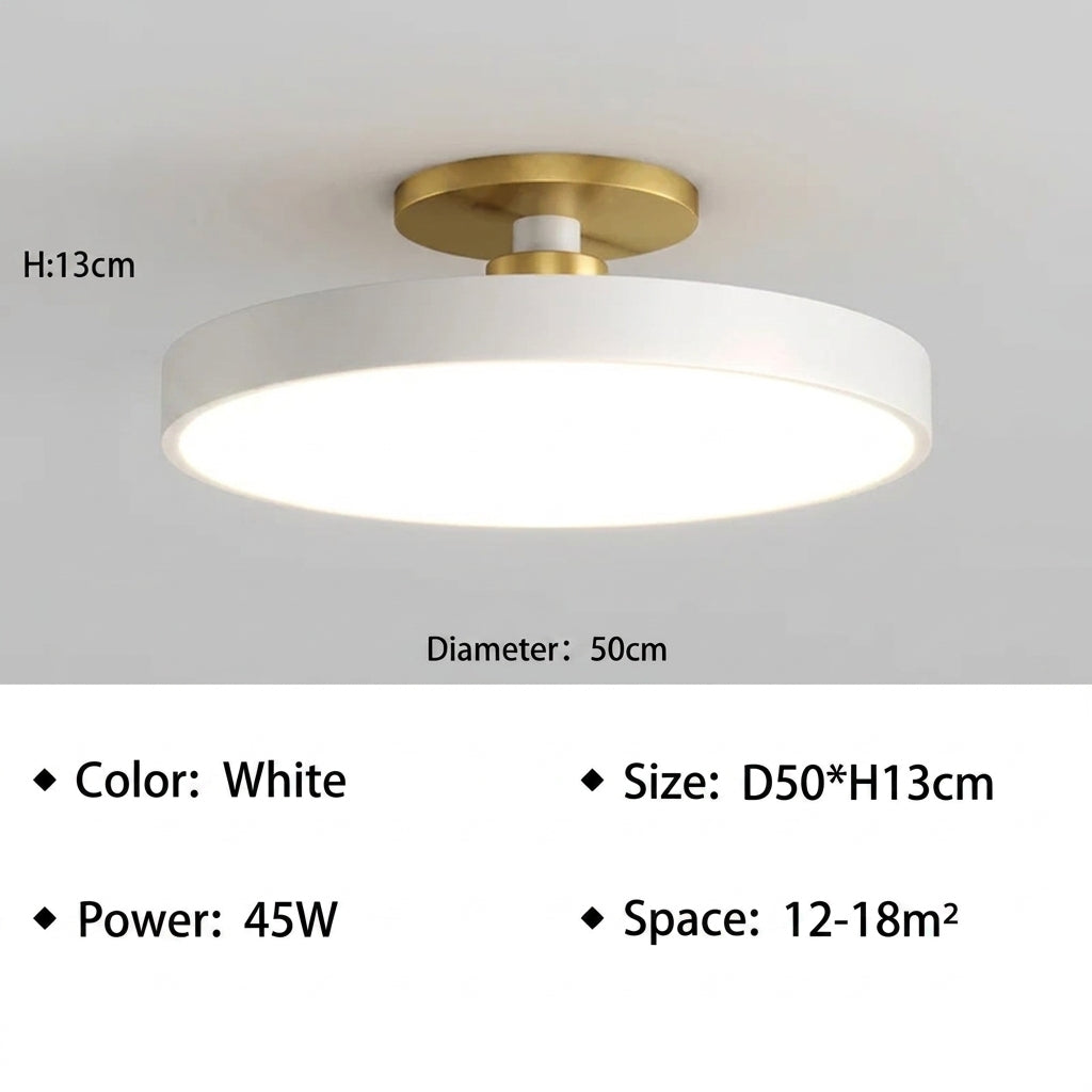 White D50cm ceiling light specifications